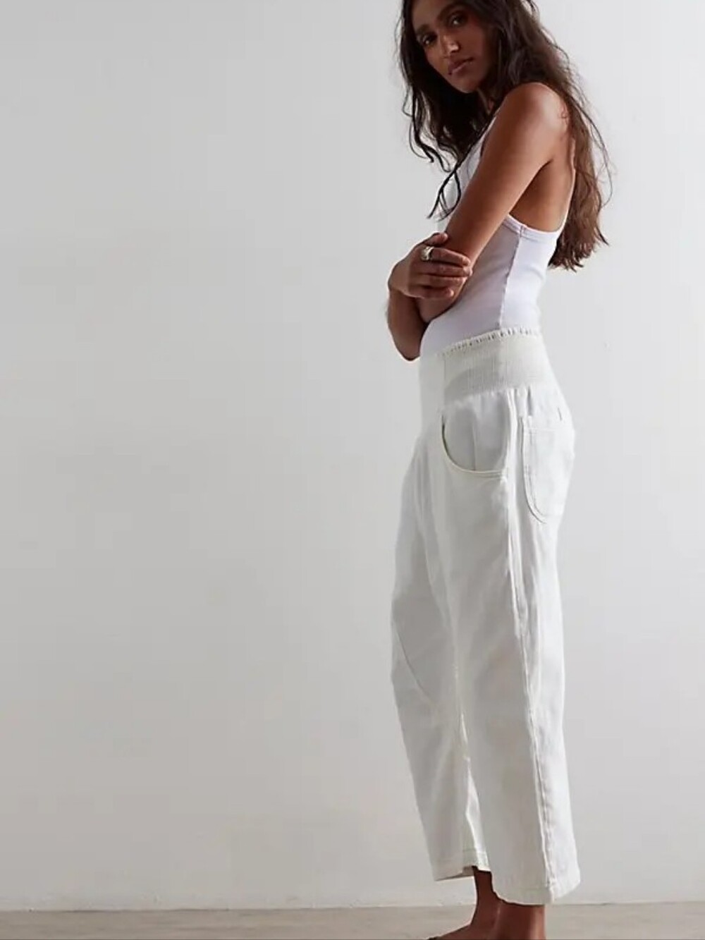 Free People | Lunan Crop Harem Pants - Picture 3 of 9
